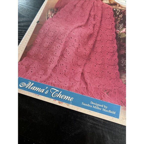 Take along blocks mama’s Theme Pattern Needlecraft Shop Afghan Collector Series - Picture 2 of 5